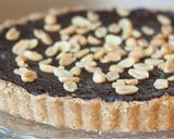 Pas rețetă Tarta cu unt de arahide si ciocolata (de post/vegan) 3 fotografie