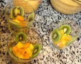 صورة لخطوة 3 من وصفة بودنج بالمانجو والكيوي 🥭🥝