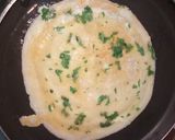 A picture of step 3 of Egg Dosa masala roll.