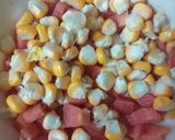 A picture of step 4 of Chicken vegetable corn soup.