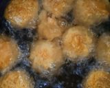 Gambar langkah 5 resipi Cucur Labu Kuning.