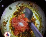 A picture of step 5 of KATHIYAWADI KAJU GANTHIYA NU SHAK (Cashew Ganthiya Curry).