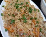 A picture of step 6 of Carrot rice.