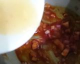 A picture of step 3 of #Sriracha_Ramen_Noodle #SoupWith#Finger_Fish_fry.