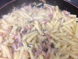 Macarrones a la carbonara española