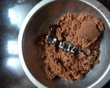 A picture of step 1 of Bourbon choco lava cake.