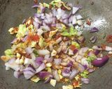 A picture of step 2 of Cheesy veg Bun.