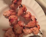 A picture of step 4 of Chicken kabab in the oven.