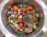 A picture of step 3 of Chicken broth.