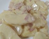 A picture of step 9 of Baked Potatoes with Ham, Cream, and Cheese.