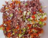Foto del paso 1 de la receta: Tortas de carne molida