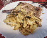 Foto del paso 4 de la receta: Conejo con patatas y champiñones al vermut