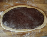A picture of step 5 of Homemade mixed choco-bread.