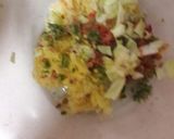 A picture of step 1 of Mix Flour with methi vada.