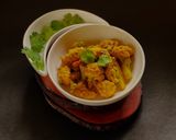 A picture of step 5 of Phulkopi Tarkari.