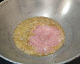 A picture of step 3 of Matar Ghugni with Paratha..