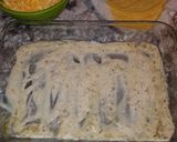 A picture of step 6 of Chicken Suizas Enchiladas.