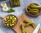 عکس مرحله 2 از دستور خیارشور با طعم ترخون