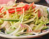 A picture of step 5 of Restaurant style Kachumber Salad (with vinegar dressing).