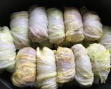 A picture of step 11 of Easy Comfy Stewed Napa Cabbage Rolls (Stuffed Cabbage) with Oats.