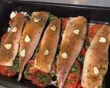 Une image de l'étape 7 de Filets de maquereaux aux épices,tomates et oignons.