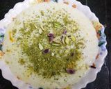 A picture of step 3 of Kesar Pistachio Phirni Tart.