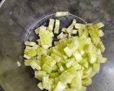A picture of step 1 of Fifty fifty open sandwich.