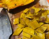 A picture of step 3 of Pumpkin Peel Chips.