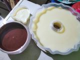 Puding Susu vla Cokelat