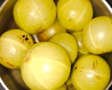 A picture of step 1 of Amla candy.