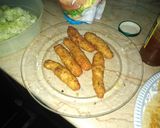 A picture of step 2 of Kabab rolls.