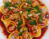 Hình bước làm 3 của món Bí ngòi cuộn thịt sauce nước tương