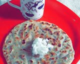 A picture of step 5 of Aloo Paratha.
