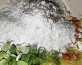 Foto langkah ke 2 dari resep Bakwan pepaya muda dan jagung.