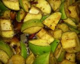 A picture of step 1 of Mango Pickles/ Amer Achar.