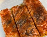 صورة لخطوة 1 من وصفة سلمون بالكريمة 🍣