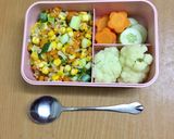 Hình bước làm 3 của món Day 28 : Cơm rang rau củ_eat1000