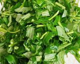 Hình bước làm 1 của món Canh Rau Muống Nấu Tôm Khô