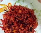 A picture of step 4 of Carrot, beetroot salad.