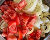 Rizses lecsó tojás nélkül recept fázis 1 fotója