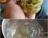 Foto del paso 7 de la receta: Fetuccini de espinacas con setas