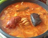 A picture of step 4 of Traditional Andalusian Cocido.