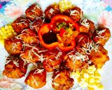 A picture of step 4 of Cheese Corn Pakoda.