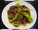 A picture of step 2 of Mutton achar gosht.