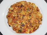 Tortilla de papas con chorizo
