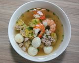 Hình bước làm 4 của món Mì hoành thánh