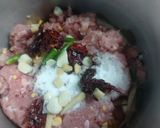A picture of step 1 of Chicken shami kababs.