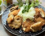 A picture of step 4 of Cheese Tonkatsu.
