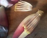 A picture of step 1 of Banana Flower Fritters.