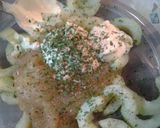 A picture of step 2 of Cucumber salad.